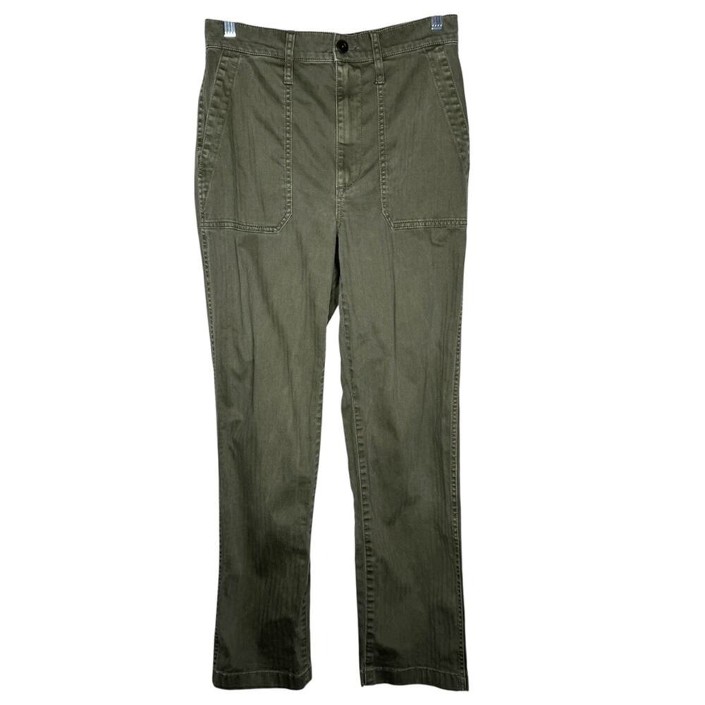 MADEWELL / olive army green perfect vintage straight workwear pants / 26